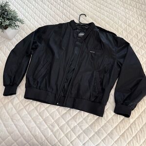 Members Only Jet Black Varsity Jacket